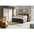 Boxspringbett Anthrazit 160x200cm - Eichefarben/Anthrazit, KONVENTIONELL, Holzwerkstoff/Textil (210/170/115cm) - PREMIUM LIVING