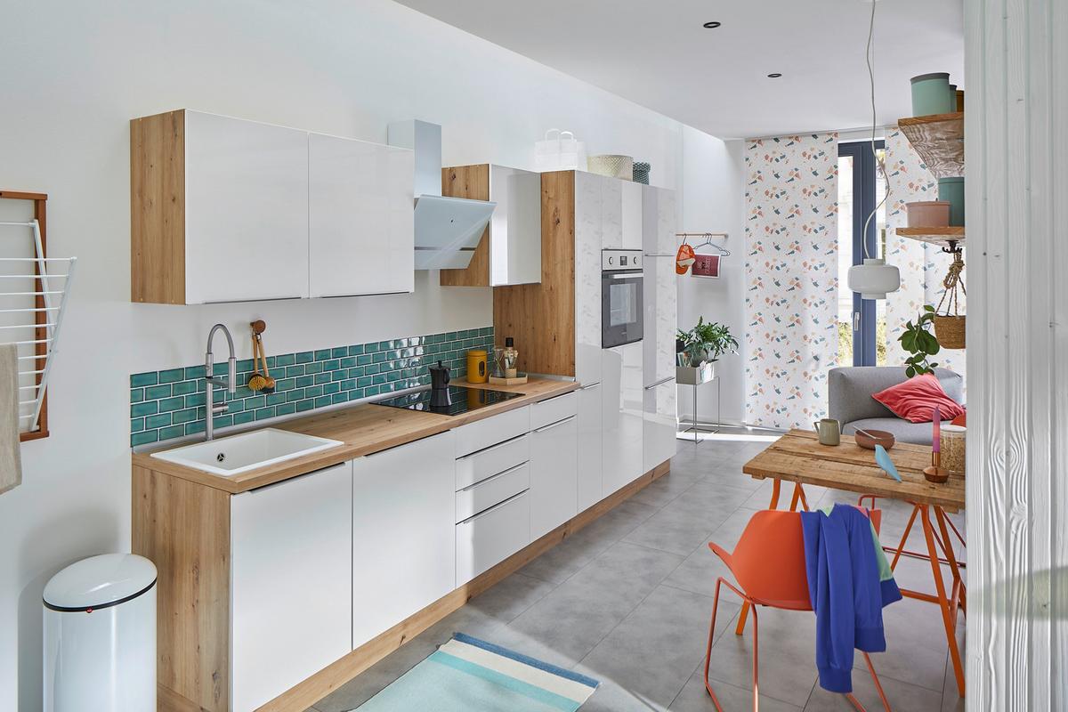 Kuhinjska Napa Hera, 60cm - bela, Trend, kovina/steklo (59,5/74,2-109,2/38,5cm) - Respekta