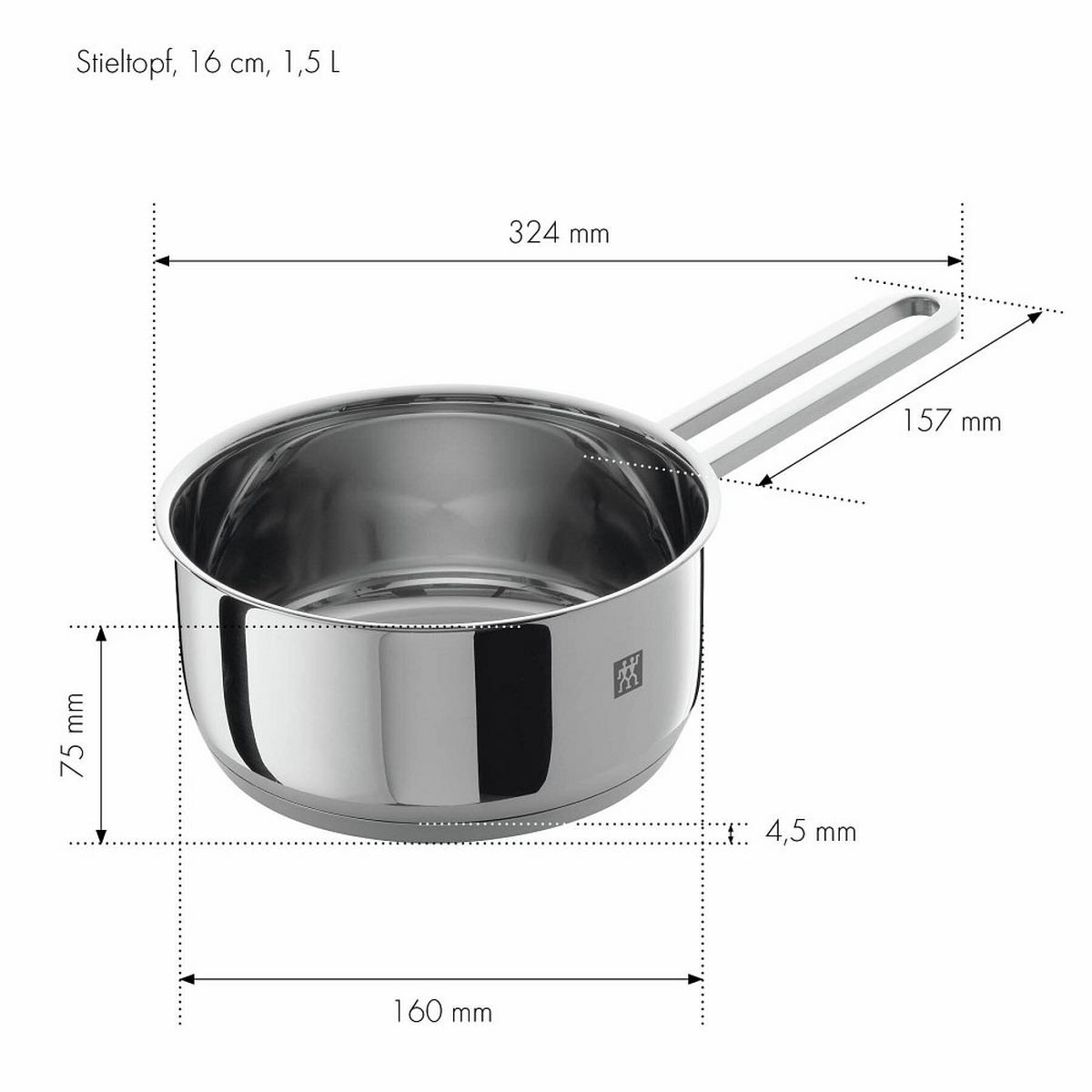 ZESTAW GARNKÓW QUADRO ZWILLING - kolor stalowy, Basics, metal - Zwilling