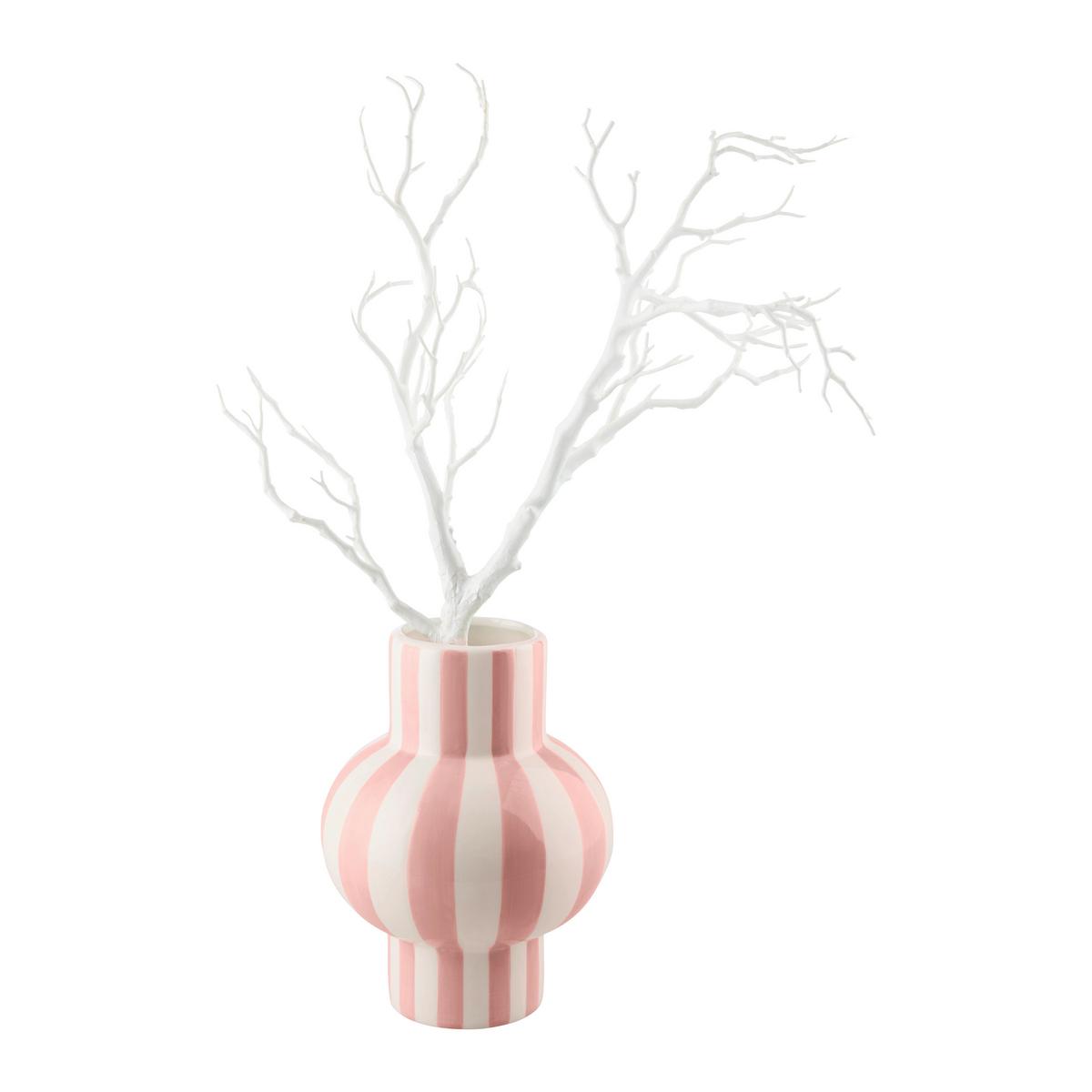 Vase Miami I Rosa - Rosa, Basics, Glas (16/21/16cm) - Mömax