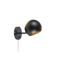 Wandleuchte Edgar max. 40 Watt - Schwarz, Basics (15/24/14cm) - Markslöjd