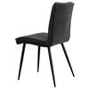 STOL LENA - grå/svart, Modern, metall/trä (43/86/57cm) - Mömax