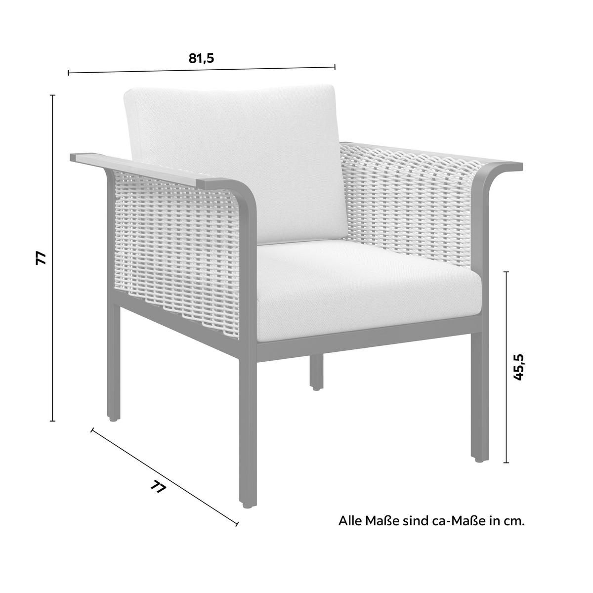 Kerti Étkezőgarnitúra Cassandra - világosbarna/tíkfa színű, Modern, textil/fa - Bessagi Garden