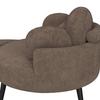 FÅTÖLJ BIANCA - brun/naturfärgad, Modern, trä/textil (111/69/152cm) - Bessagi Home