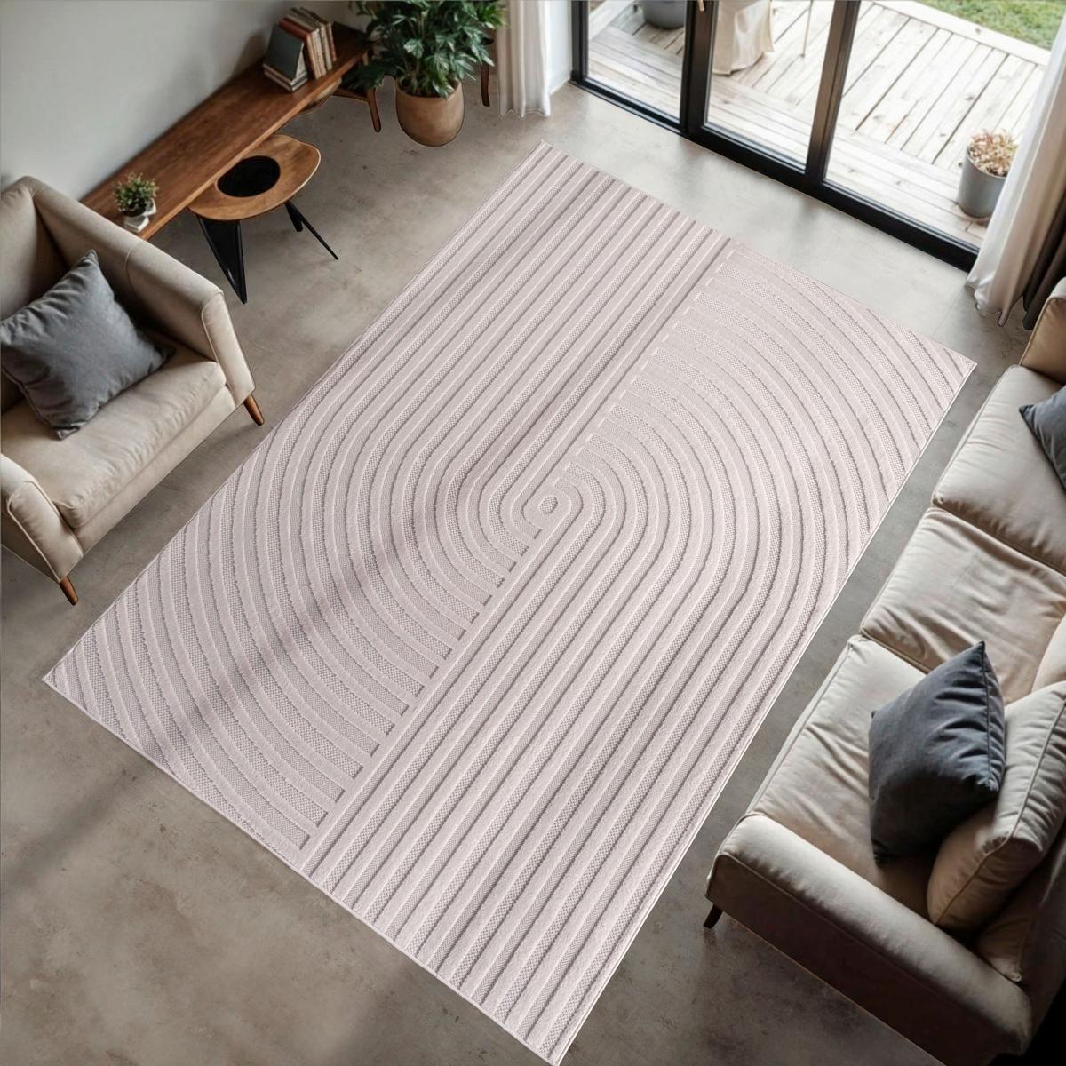 Flachwebeteppich Doha Creme ca. 200x290cm - Creme, Basics, Textil (200/290cm)