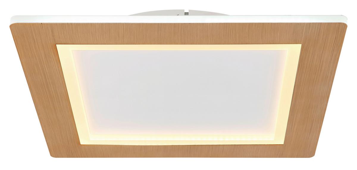 LED-Deckenleuchte Clay Opal/Weiß max. 30 Watt - Opal/Weiß, Basics, Kunststoff/Metall (40/40/5cm) - Globo