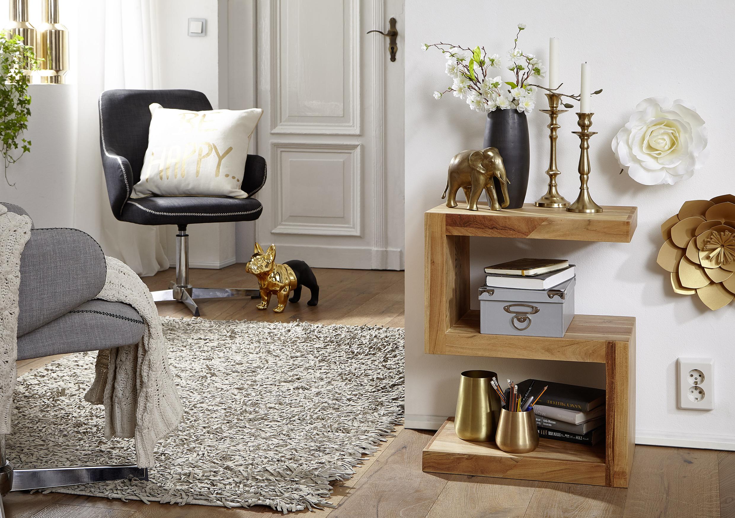 Mizica Mumbai - barve akacije, Design, les (44,5/30/60cm) - MID.YOU