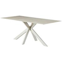 Jedilna Miza Logan, Bež, 180x90 - bež, Konvencionalno, kovina/keramika (180/76/90cm) - MID.YOU