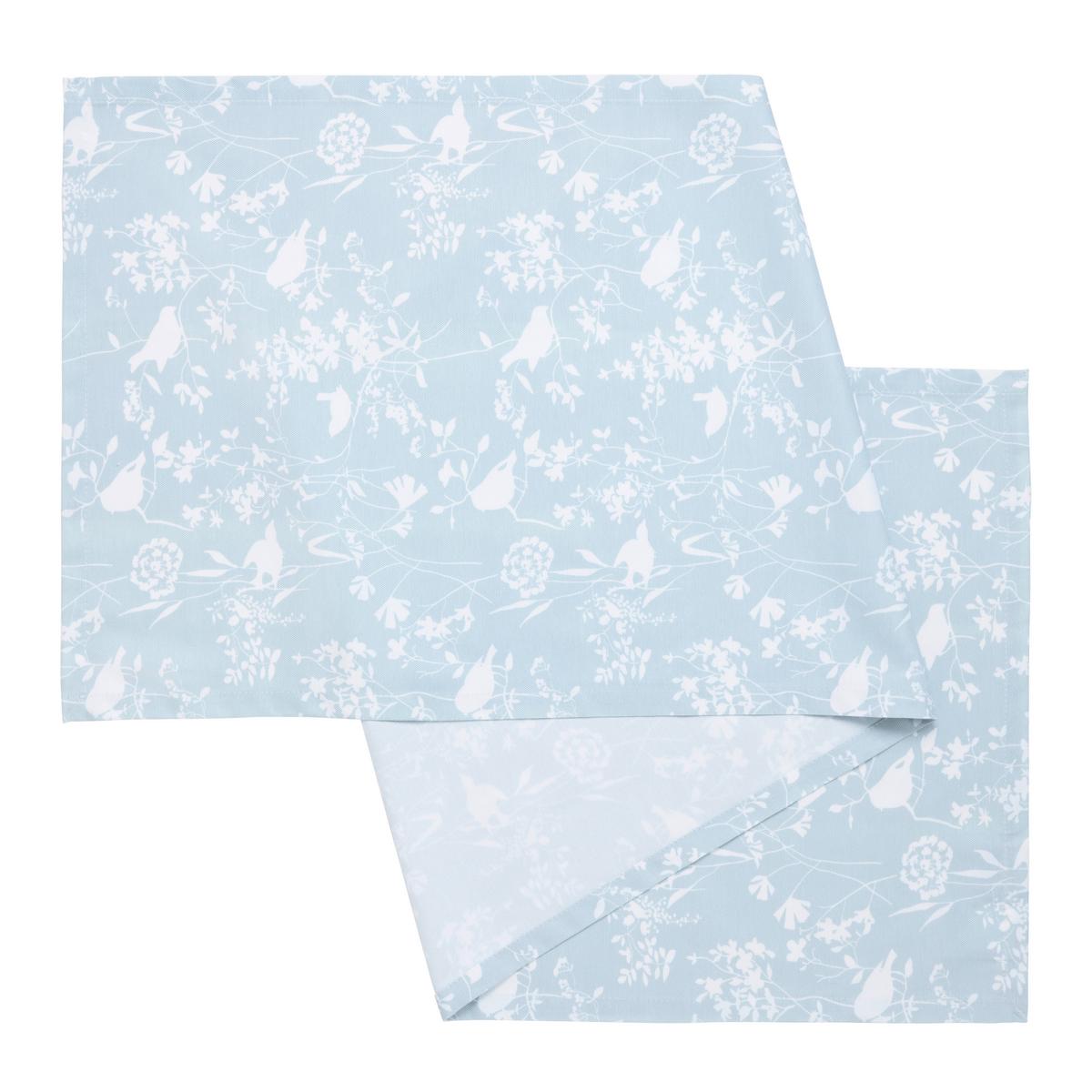 Tischläufer Steffi Blau ca. 45x150cm - Blau, Lifestyle, Textil (45/150cm) - Mary's