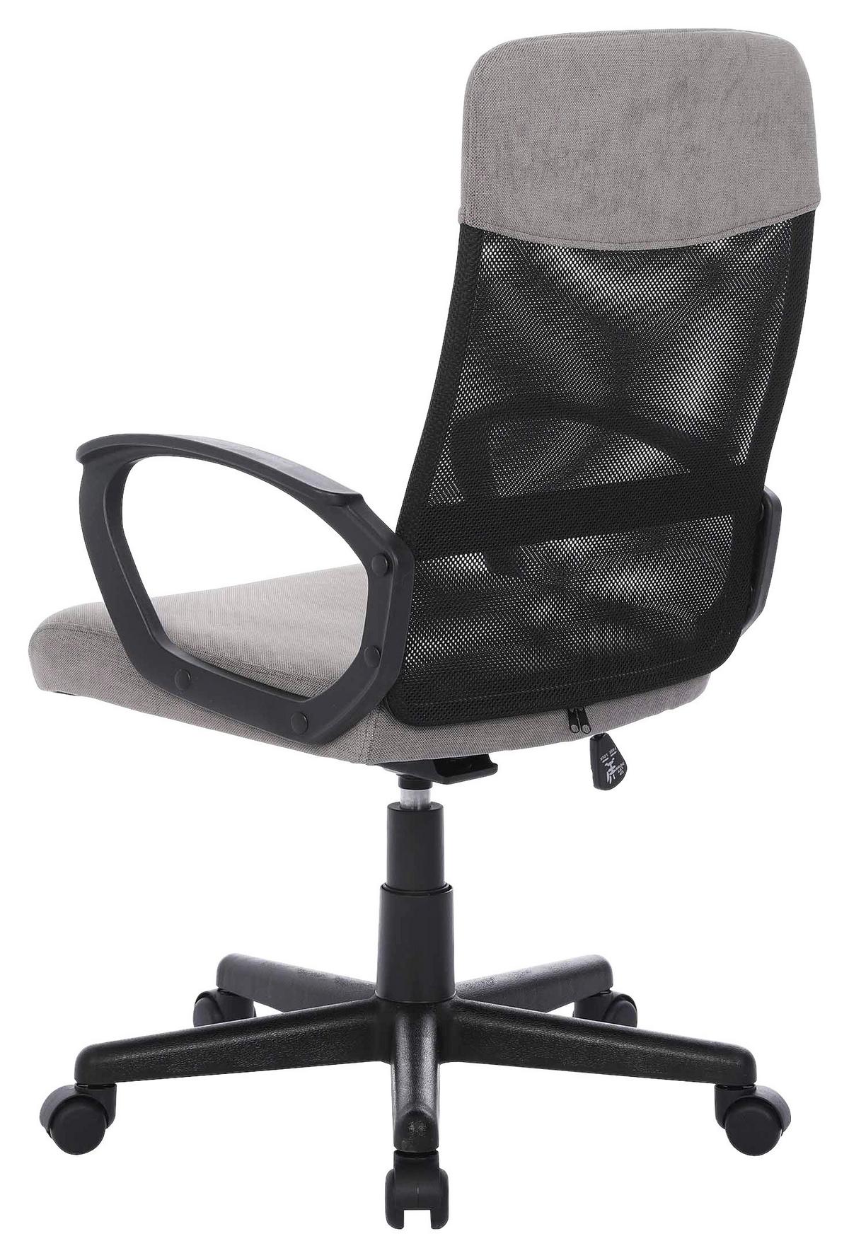 Uredska Stolica Lucas - siva/crna, Moderno, drvo/metal (58/94-104/62cm) - Based