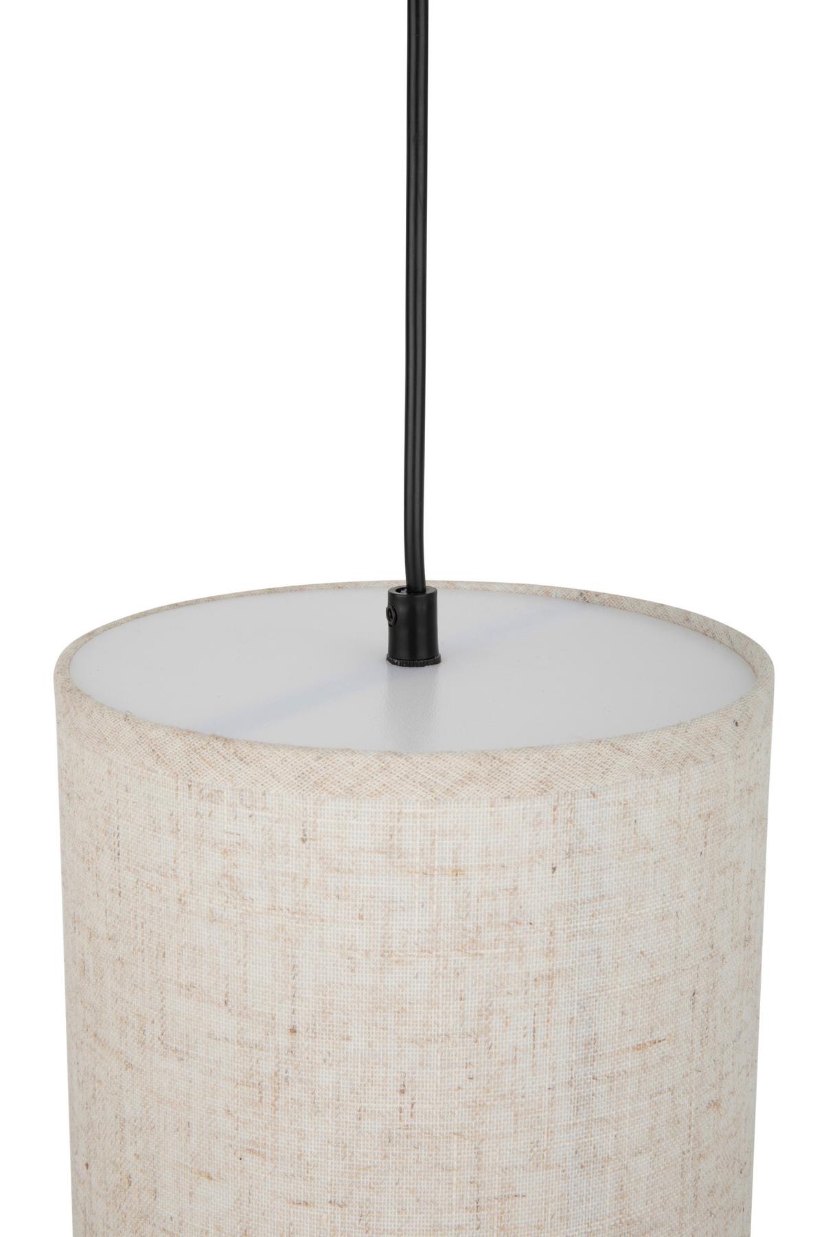 LAMPA WISZĄCA KUSUMA - beżowy, Design, tworzywo sztuczne/metal (18/120cm) - Collet's Monde