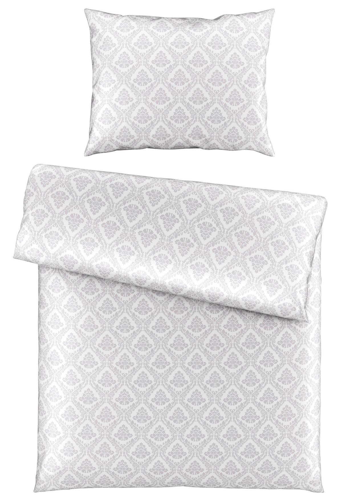 Ágyneműhuzat-garnitúra Maya - ezüst, Romantik / Landhaus, textil (140/200cm) - Premium Living