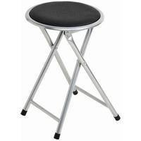 Összecsukható Ülőke Fekete Ouzo - fekete/alumíniumszínű, Konventionell, fém (30/45/30cm) - Based