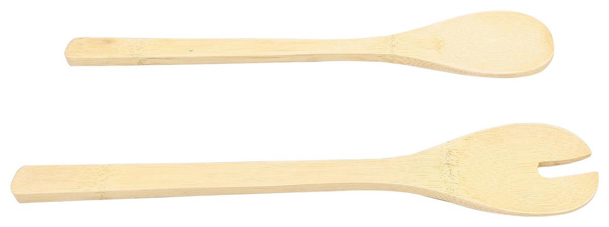 Salátás Készlet Bamboo - natúr, Modern, fa (30/6/2cm) - Zandiara