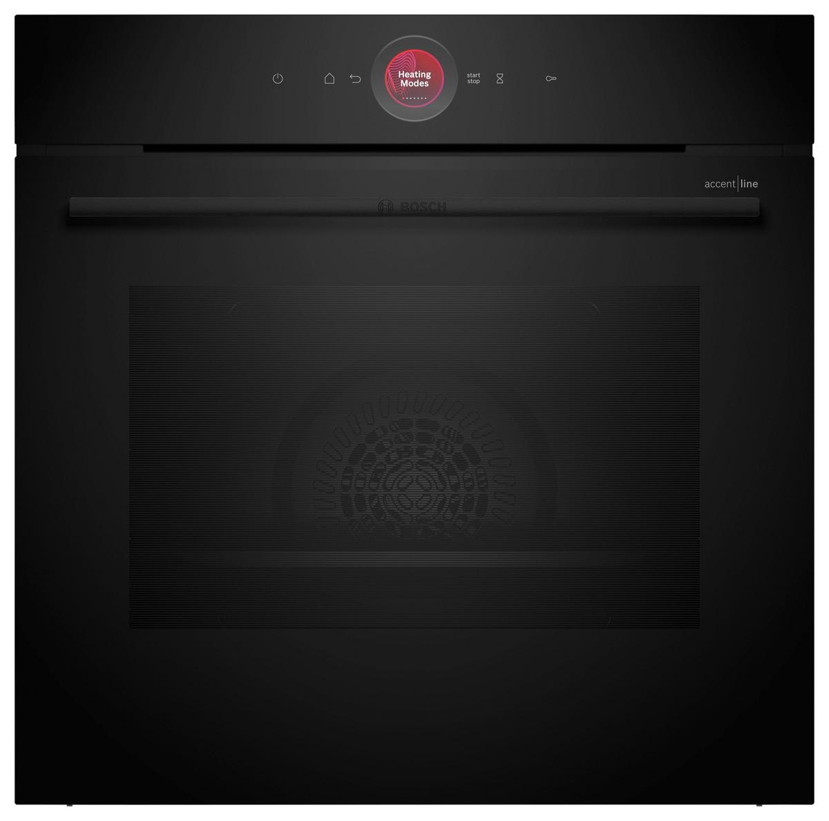 Einbaubackofen HBG974LB1 - Schwarz, MODERN, Glas/Metall (59,4/59,4/54,8cm) - Bosch