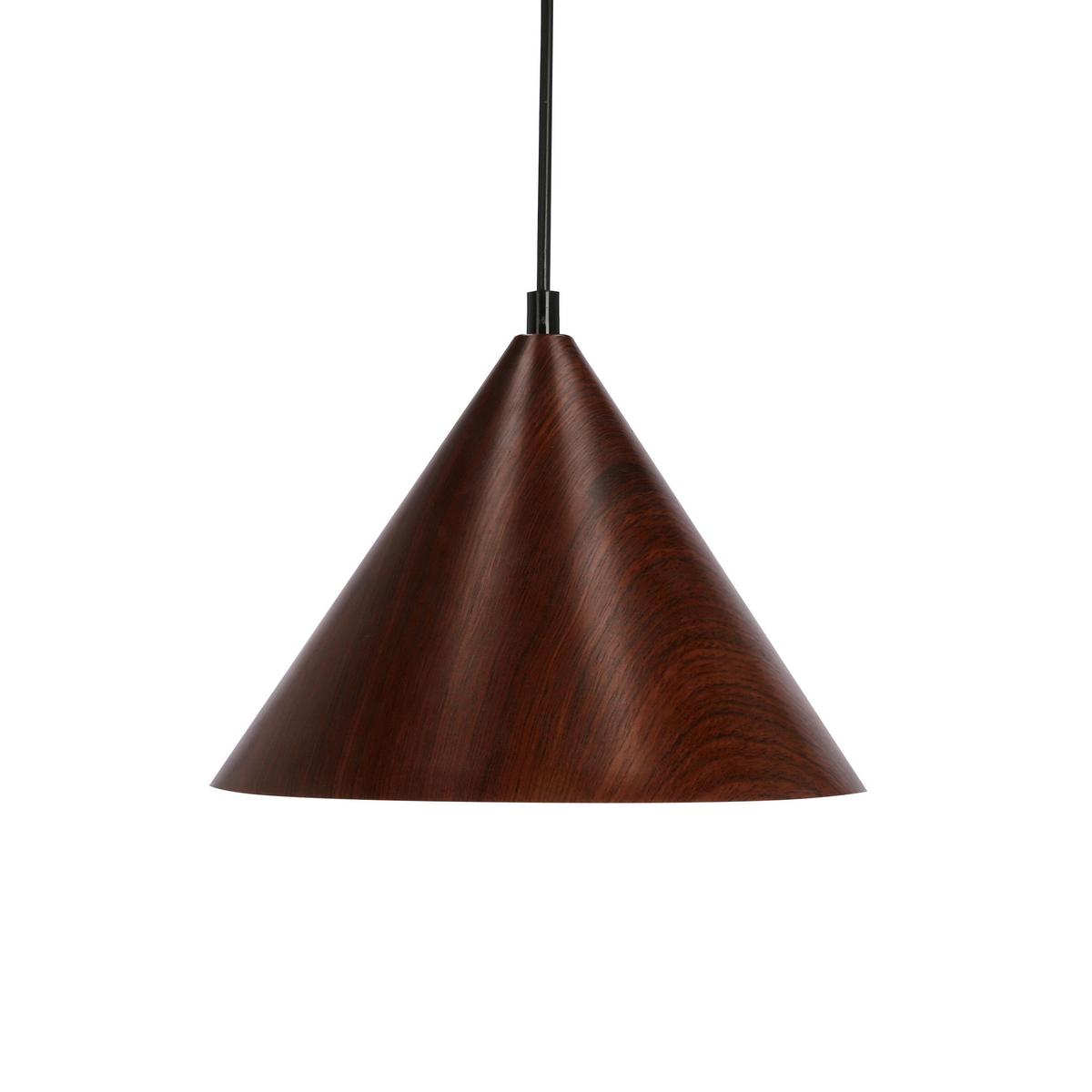 Viseća Svjetiljka Dunca - boje oraha/crna, Design, metal (25/25/110cm)