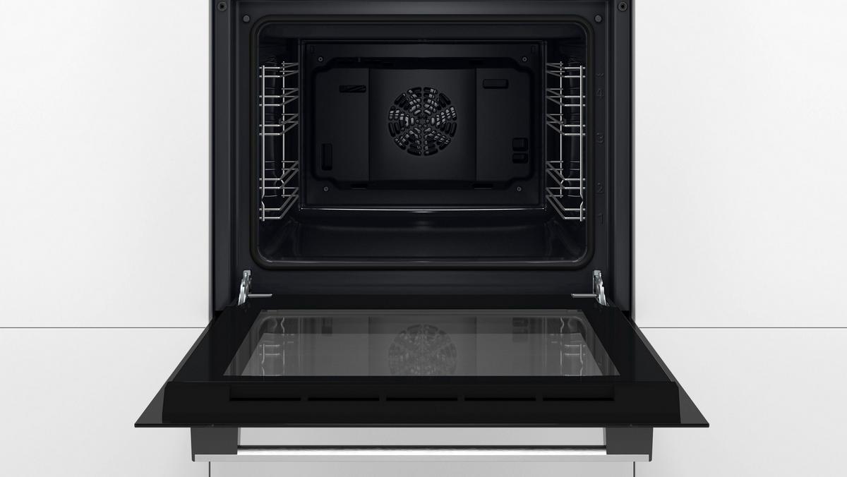 Backofenset HBD211FB65 Schwarz - Schwarz, Metall (60cm) - Bosch