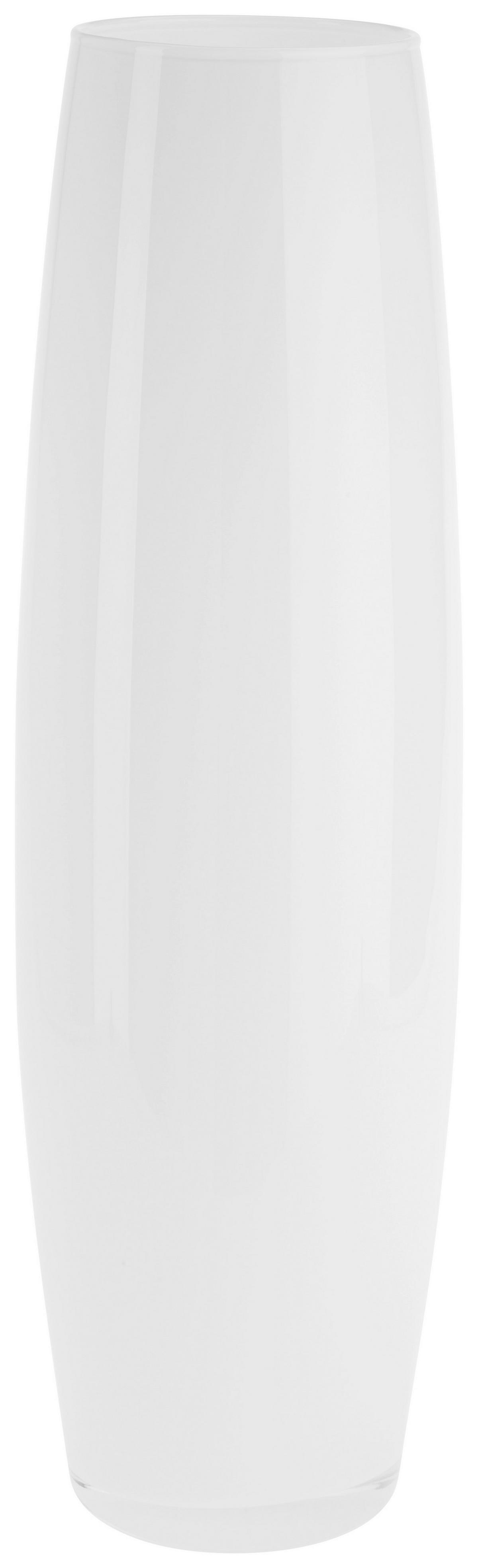 Vase Jenny in Weiss - Weiss, Glas (50cm) - Modern Living