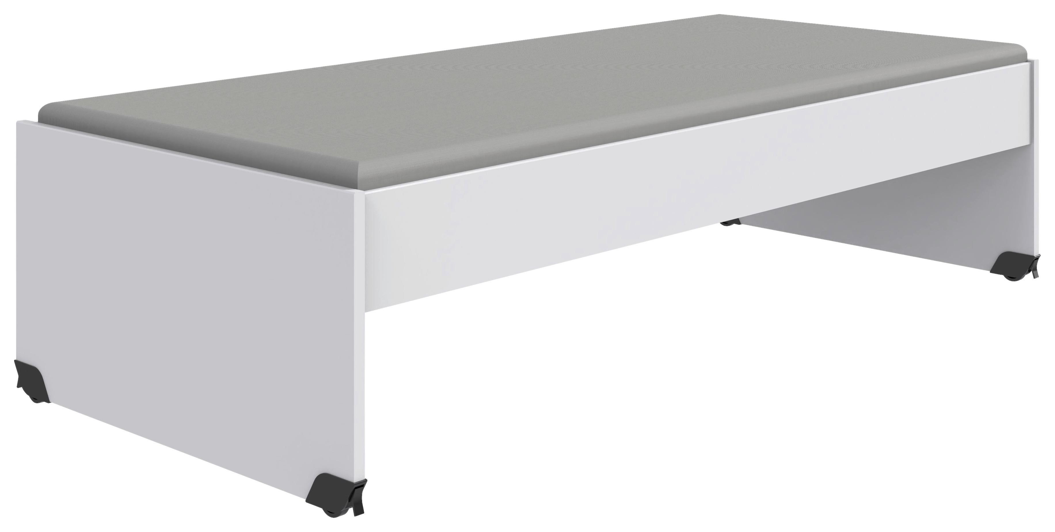 Ágykeret Norderney - fehér, Basics, faalapú anyag (90/200cm) - Boxxx