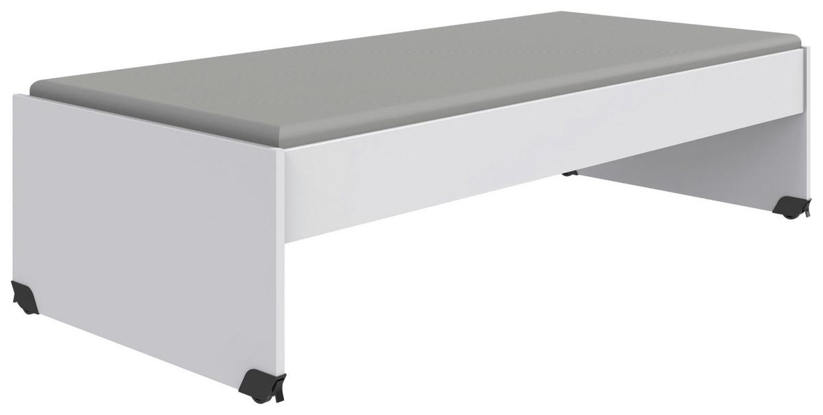 Ágykeret Norderney - fehér, Basics, faalapú anyag (90/200cm) - Boxxx