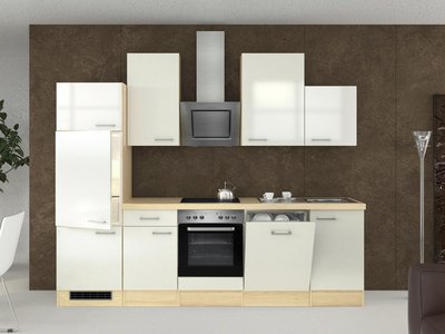 Küchenblock mit 5 teiligem Geräteset und Spüle Küchenblock mit 5 teiligem Geräteset