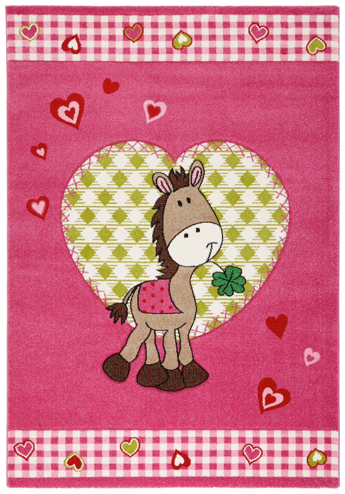 Otroška Preproga Pony, Pink, 120x170 - pink, tekstil (120/170cm) - Modern Living