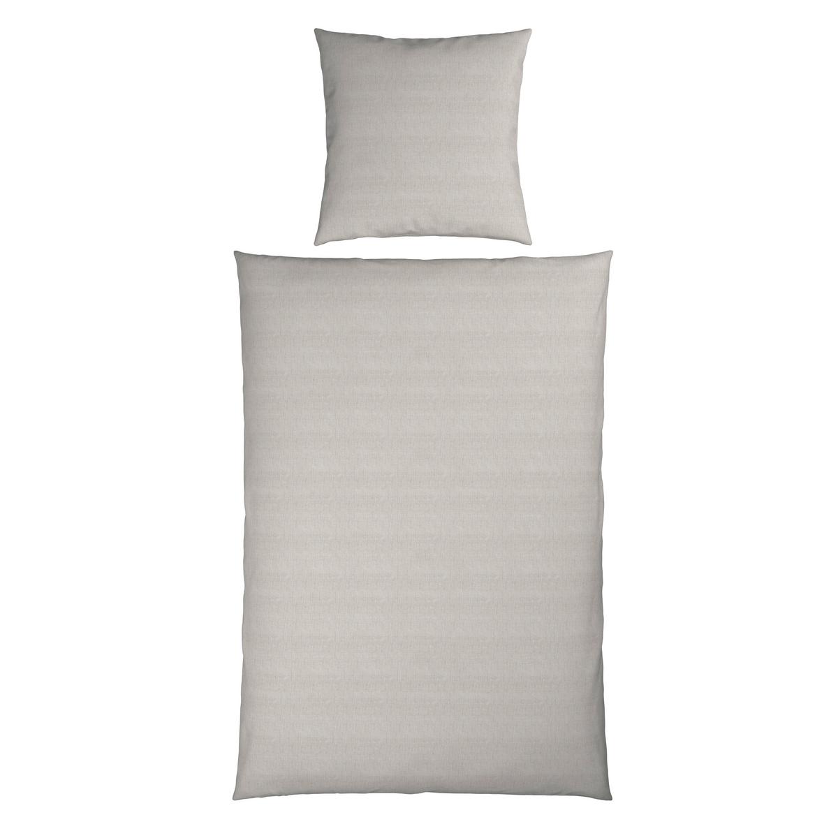 Bettwäsche TY XL Hellgrau ca. 155x220cm - Hellgrau, Textil (155/220cm) - Mömax