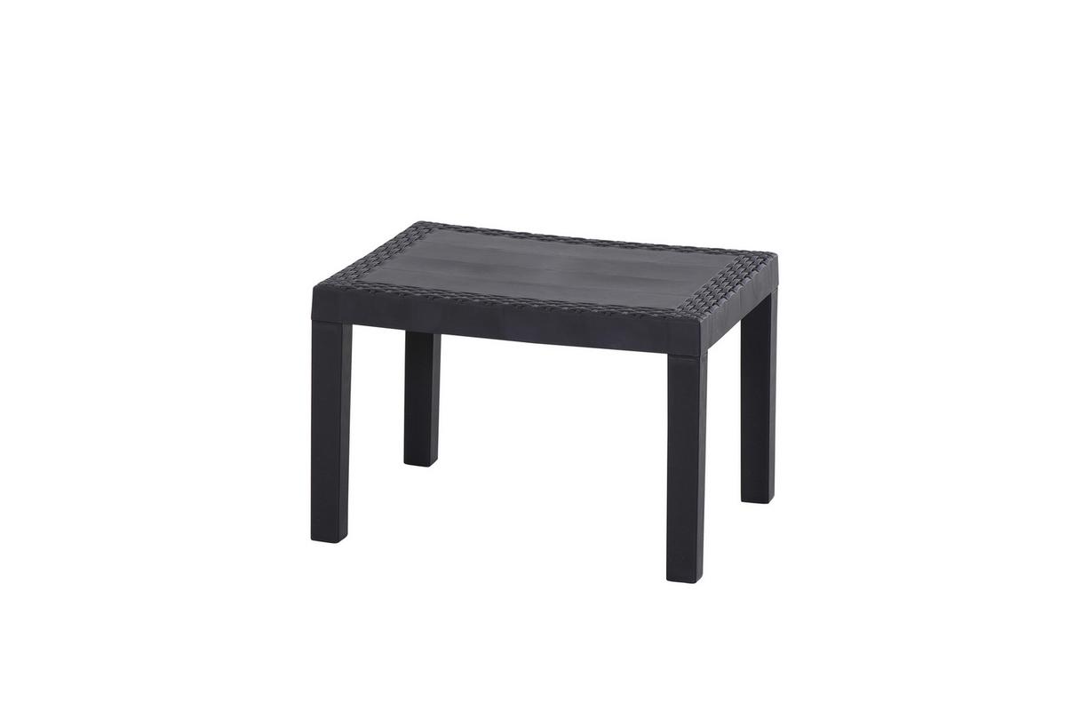 Balkonset Kraka 5-tlg. Anthrazit - Anthrazit, MODERN, Kunststoff (58/74/63cm) - Gardenson