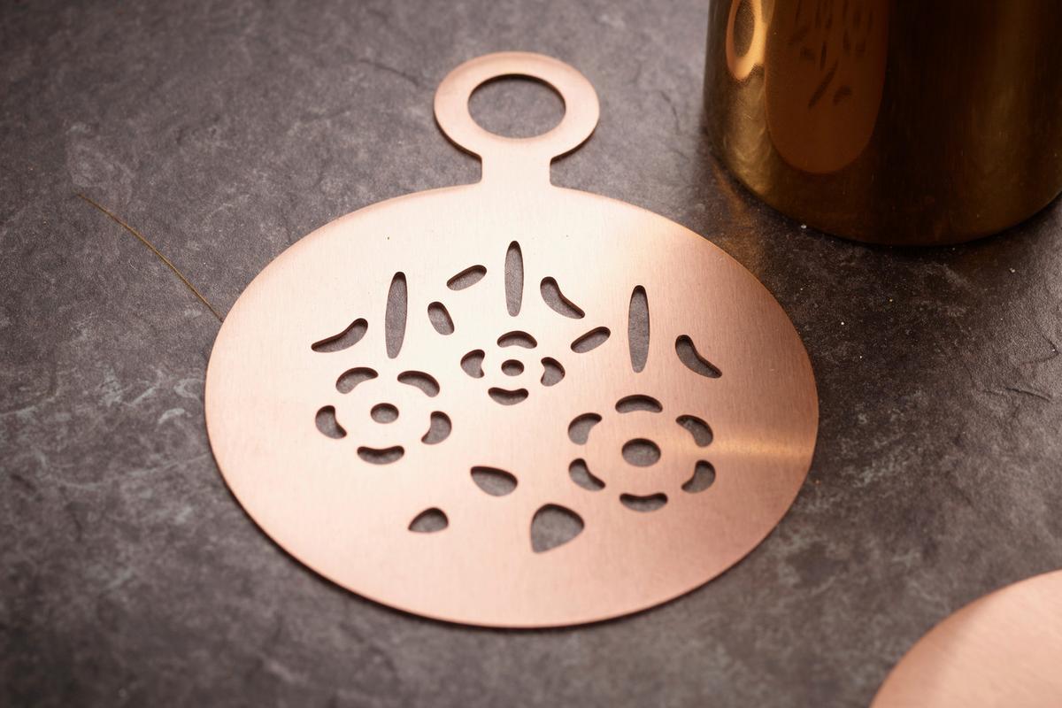 Kavni Servis Coffee, 23-Delni - barve bakra, Design, kovina (10,5cm) - Echtwerk