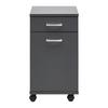 RULLHURTS CAORLE - kromfärg/antracit, Klassisk, trämaterial/plast (33/59/38cm) - Mömax
