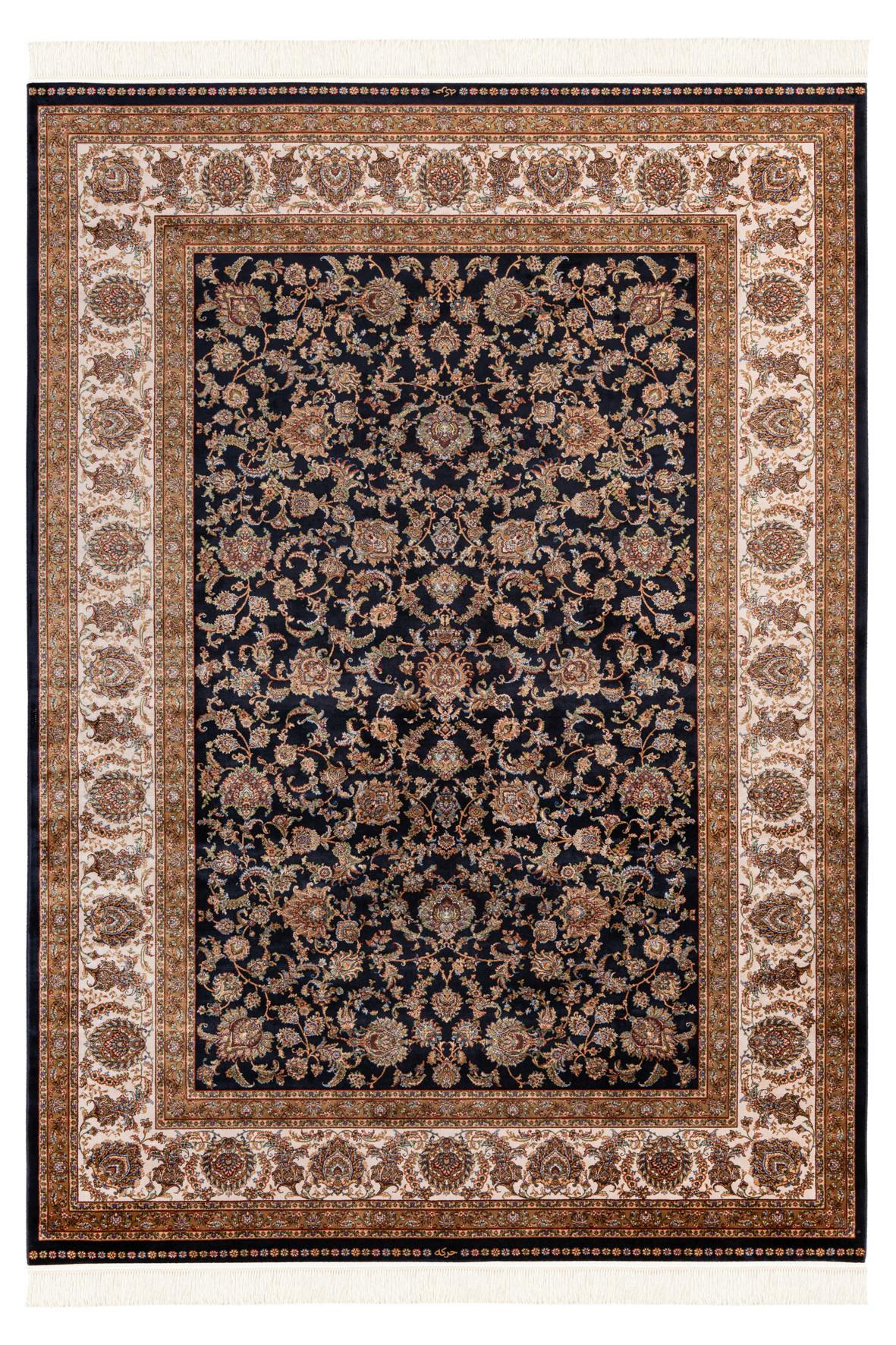 WEBTEPPICH MY BABYLON OF OBSESSION - Blau/Hellbraun, Design, Textil (200/290cm)