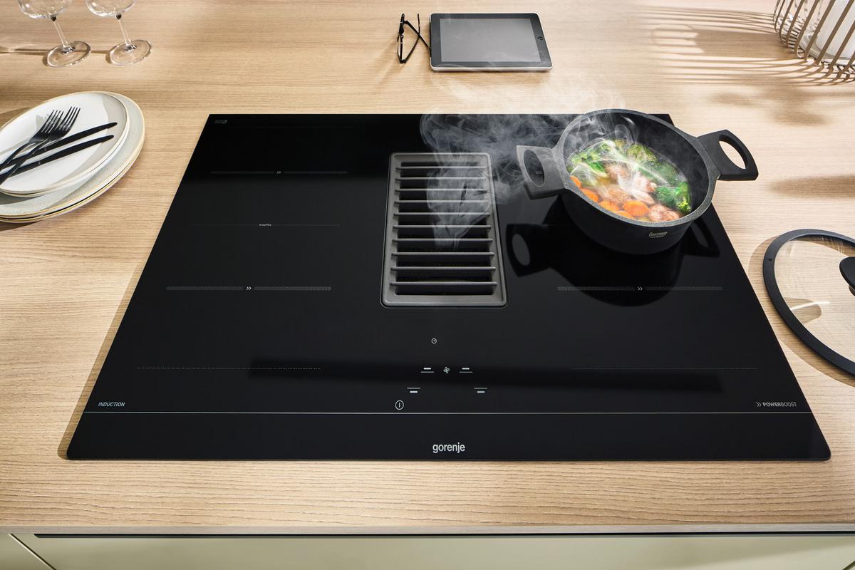 Einbauküche IP3150/2200 ohne Geräte, Salbeigrün/Eiche - Eichefarben/Salbeigrün, MODERN, Holzwerkstoff (350/284cm) - Impuls