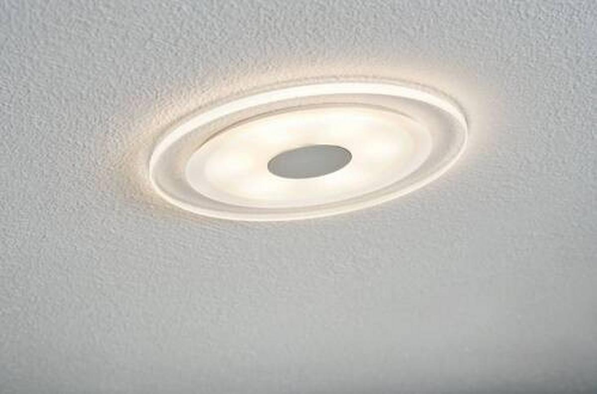LED-Deckenleuchte EBL Whirl max. 6 Watt, 3-teilig - Basics, Metall (15cm) - Paulmann