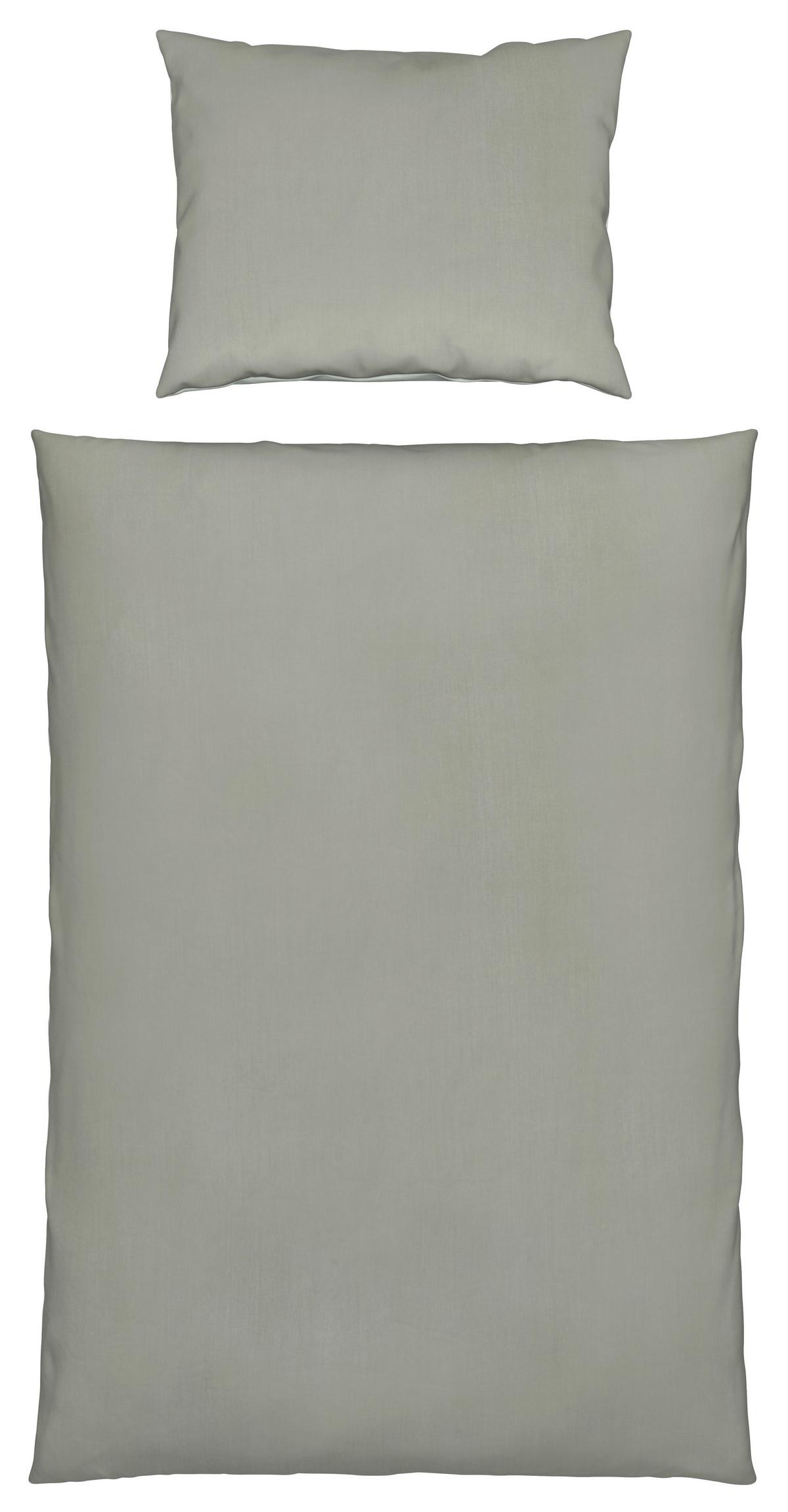 BETTWÄSCHESET ANNIKA - Hellgrün/Grün, Textil (160/210cm) - Modern Living