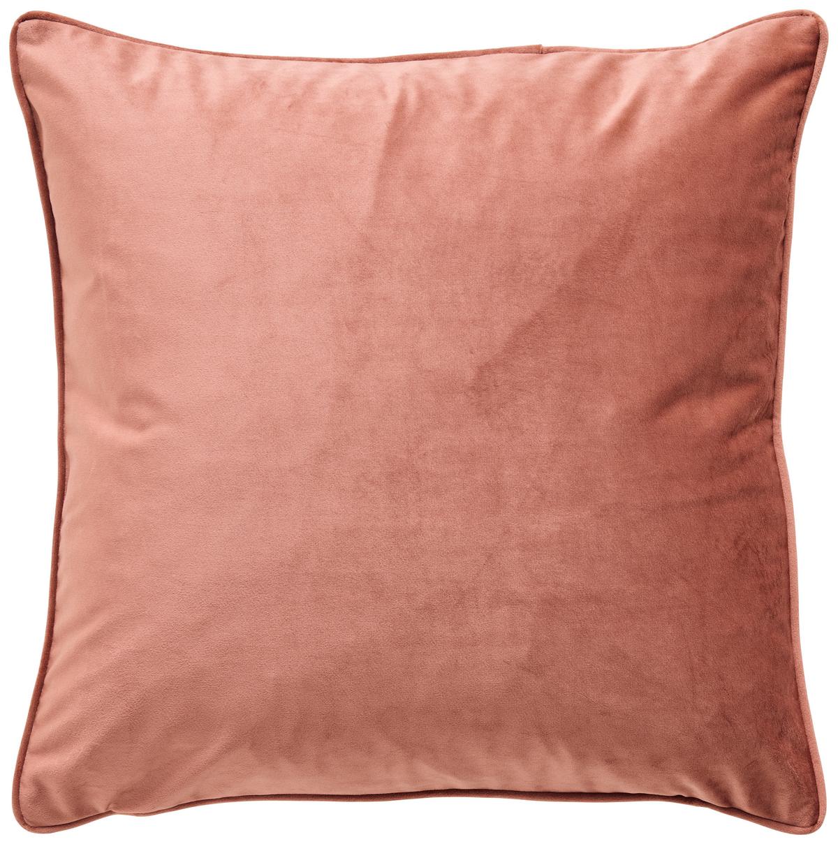 Zierkissen Viola Aschrosa ca. 45x45cm - Altrosa, KONVENTIONELL, Textil (45/45cm) - Premium Living