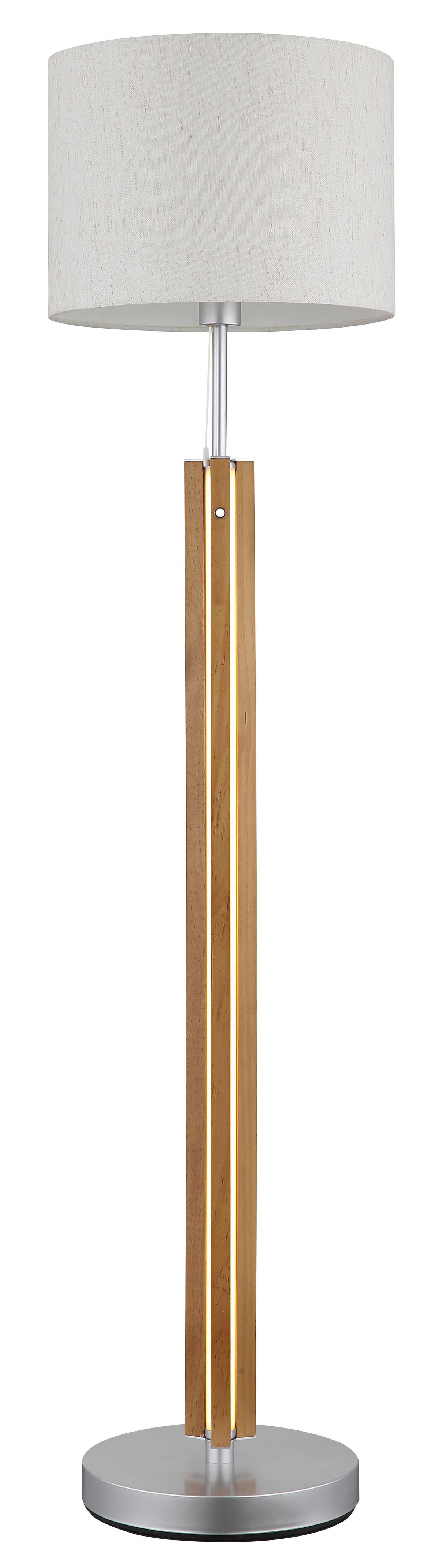 Led Állólámpa 41730246 Taugus - natúr színű/sötétbarna, Natur, műanyag/textil (35/145cm)