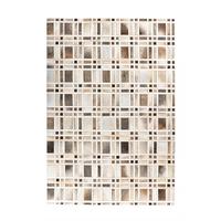 Flachwebeteppich Lavin 225 Grau 80x150 - Grau, Basics, Leder (80/150cm) - Kayoom