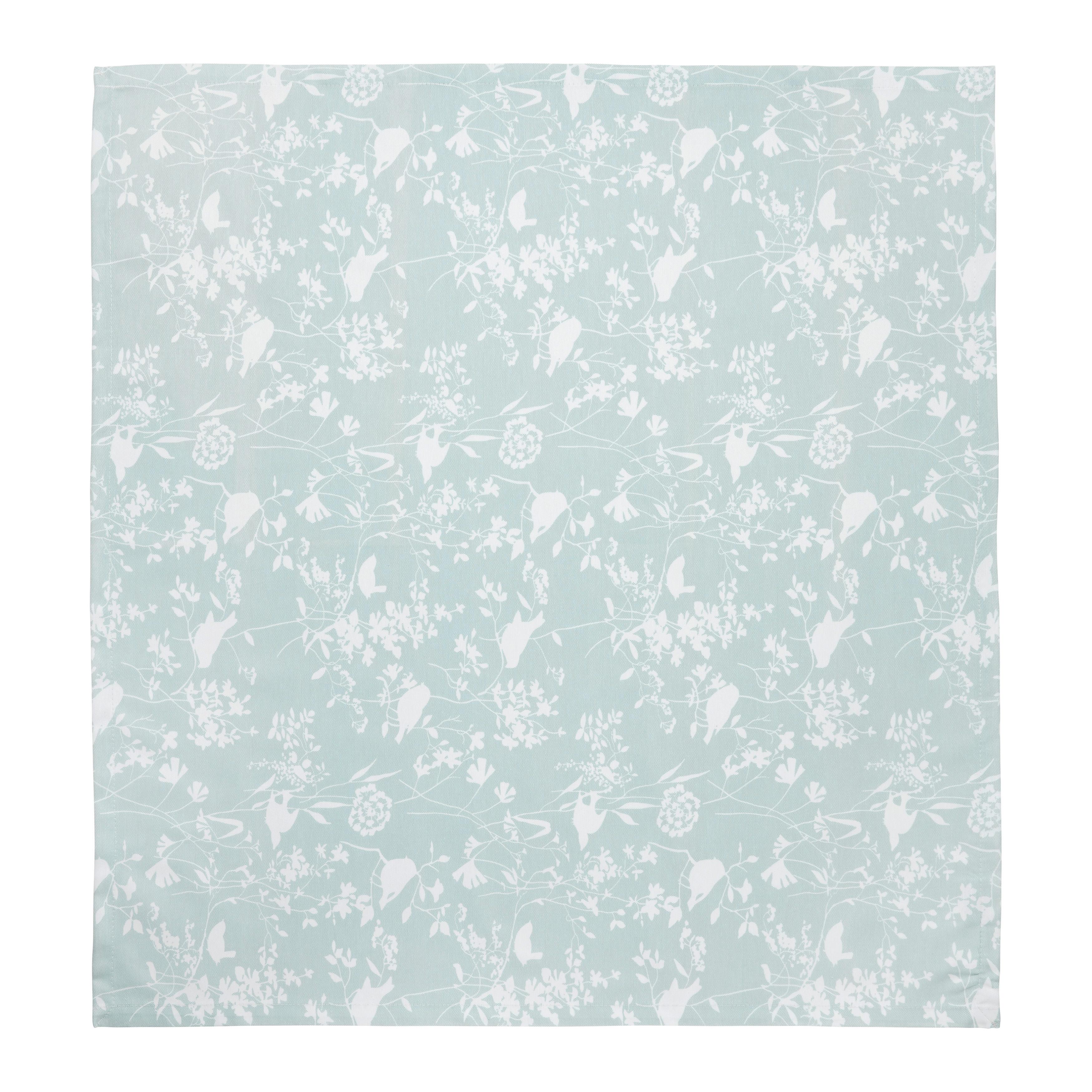 Tischdecke Steffi Weiß/Pastellblau ca. 80x80cm - Weiss/Pastellblau, Lifestyle, Textil (80/80cm) - Mary's