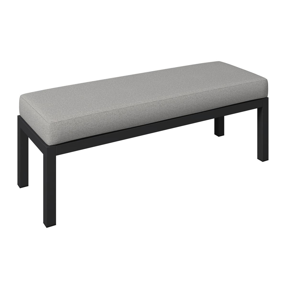 Loungegarnitur Anna Grau, 5-teilig - Dunkelgrau/Hellgrau, MODERN, Glas/Textil (135/68/80cm)