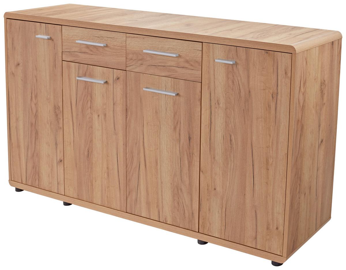 Comodă FONTANA - culoare lemn stejar, Modern, material pe bază de lemn (174/87/40cm) - Modern Living