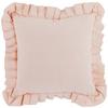 Zierkissen Rüschen in Rosa ca. 45x45cm - Rosa, Romantik / Landhaus (45/45cm) - Modern Living