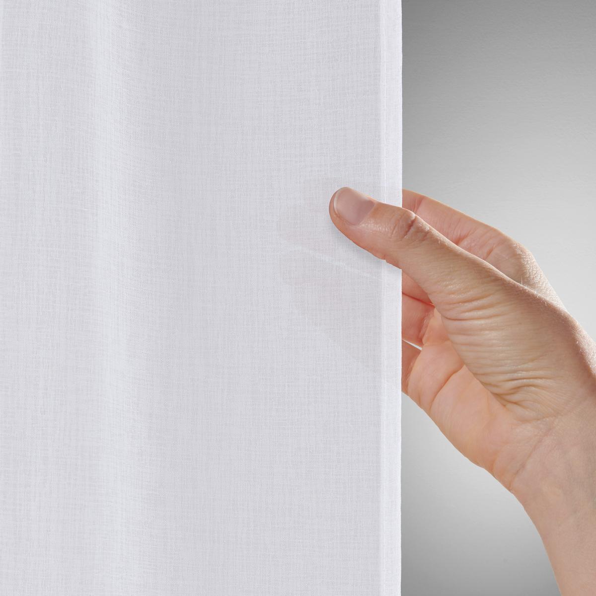 Tagesvorhang Tosca Store 1 Ca. 300x140cm - Weiss, Textil (300/145cm) - Modern Living