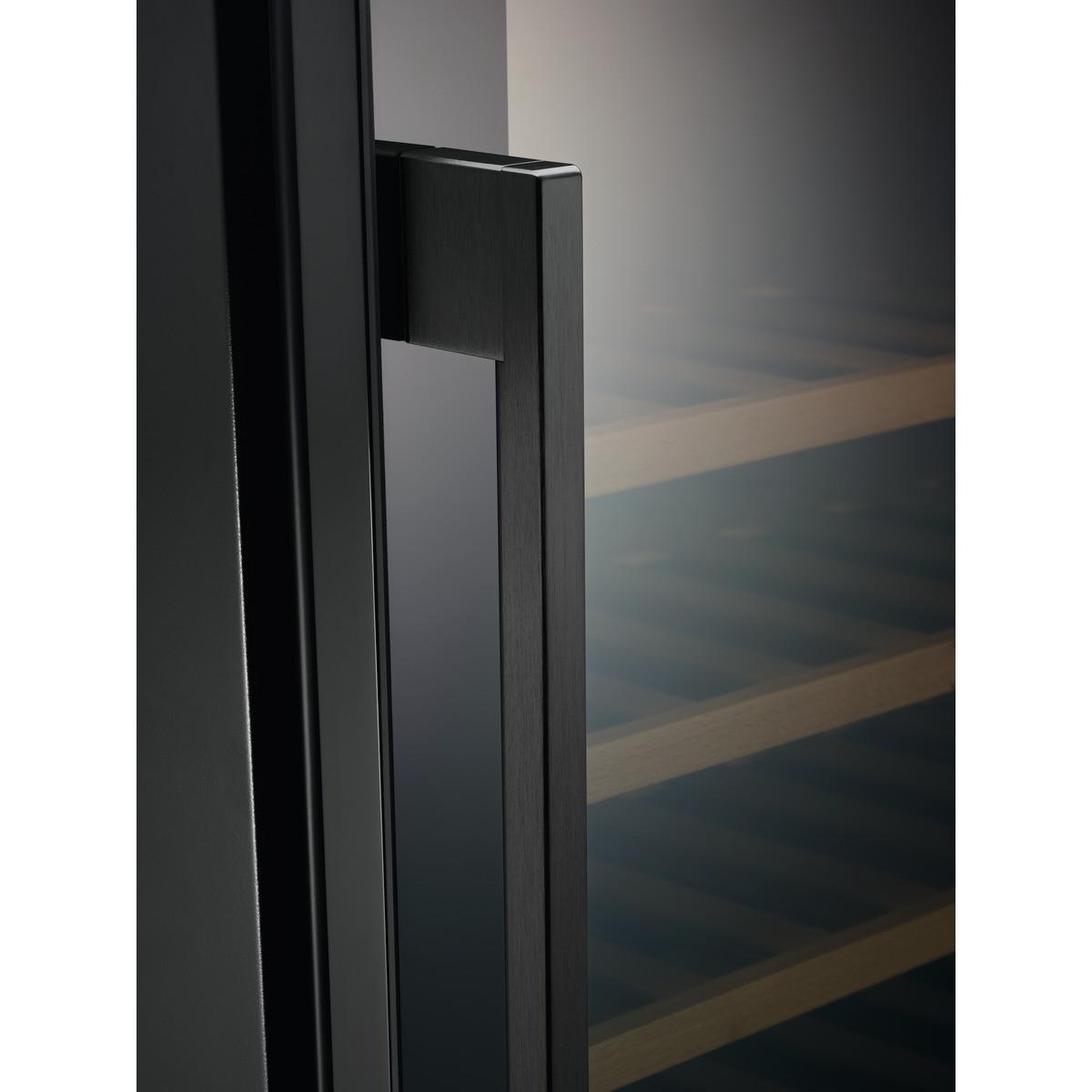 Weinkühlschrank AWS4020B5B Schwarz - Schwarz, Glas/Holz (29,5/82/57,1cm) - AEG