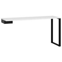 Nastavak Radnog Stola Marlow - bijela/crna, Moderno, drvni materijal (140/76/60cm) - Modern Living