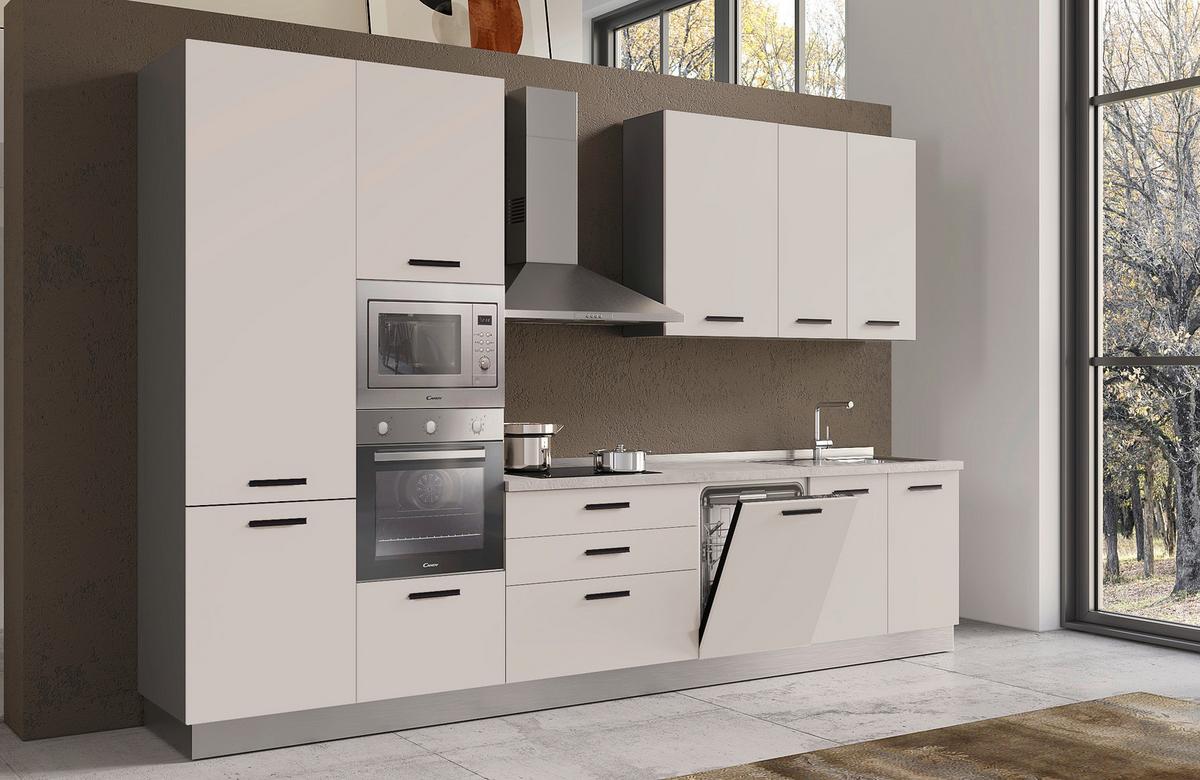 Blok Kuhinja S Aparatima Vania 360 Cashemire - kašmir/siva, Moderno, drvni materijal/metal (360/240/60cm) - Mömax