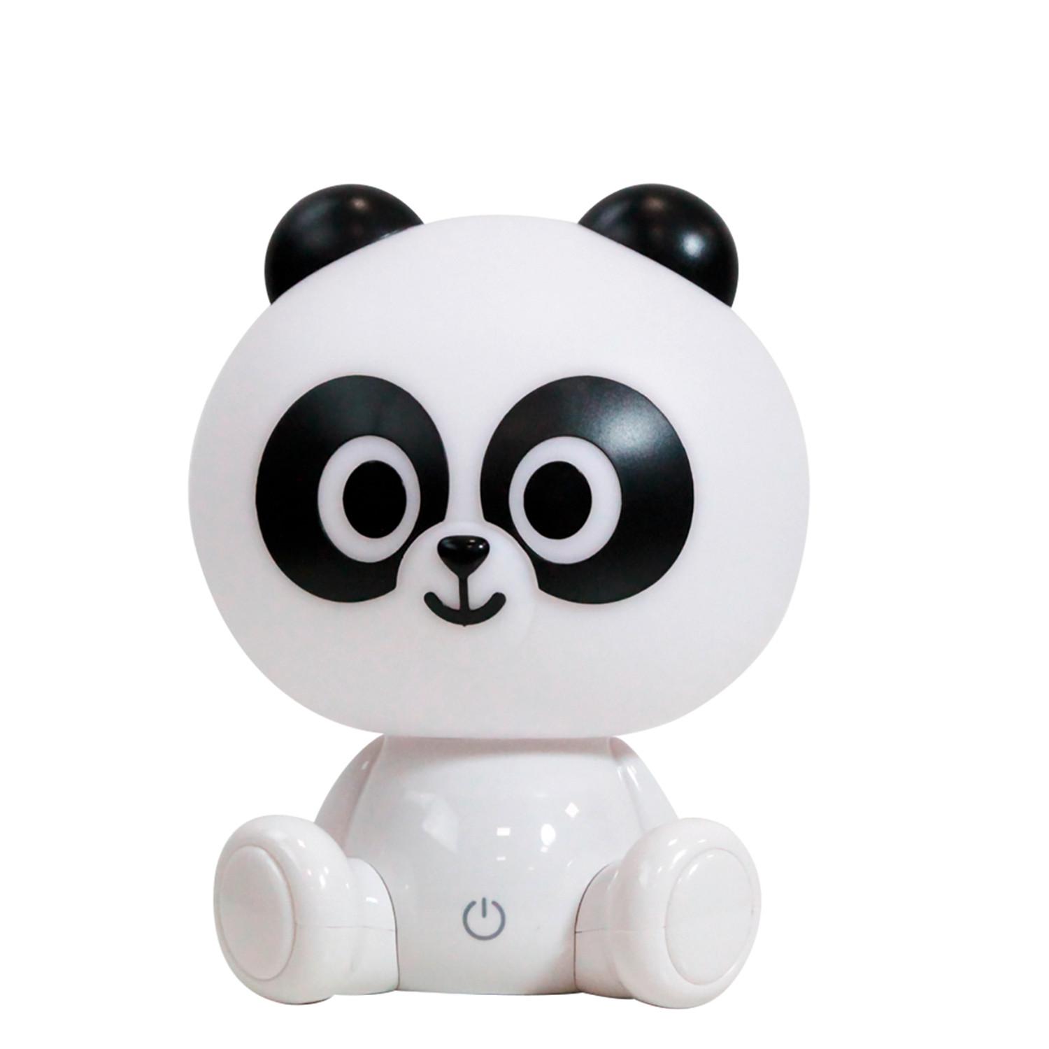 Kindertischleuchte Panda Weiß max. 3 Watt - Weiß, Basics, Kunststoff (17/17/20cm)