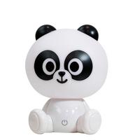 Kindertischleuchte Panda Weiß max. 3 Watt - Weiß, Basics, Kunststoff (17/17/20cm)