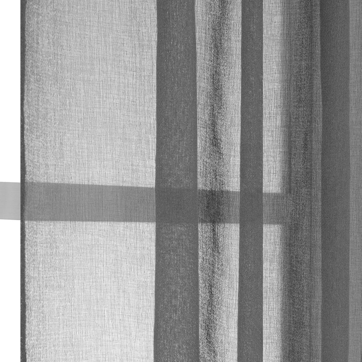 ZASŁONA GOTOWA 0160815 3 IN 1 LIM-HOME GRIS - ciemnoszary, Basics, tkanina (140/240cm)
