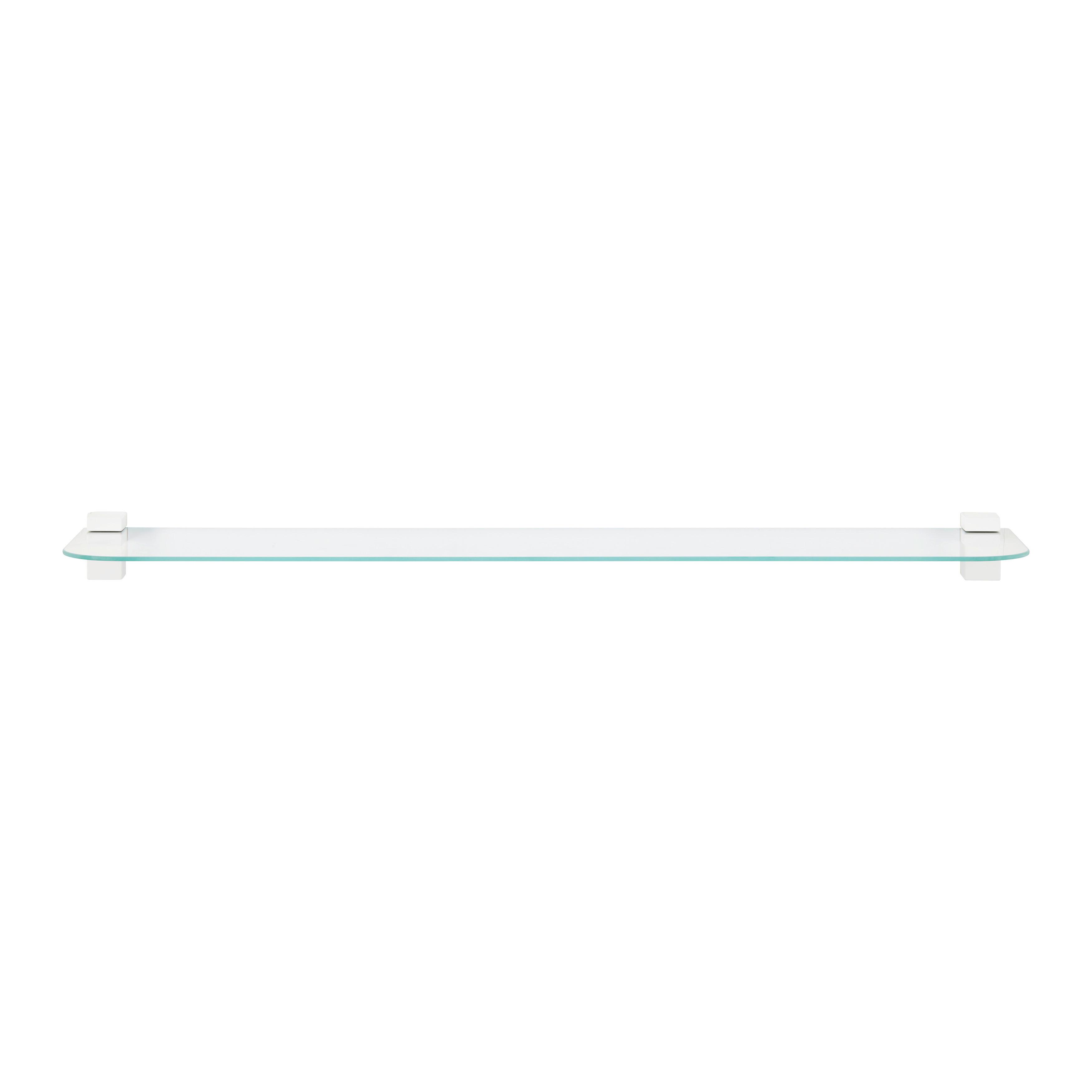 Glasablage Gerundet in Klar - Klar, Glas (78/0,4/18cm) - Mömax