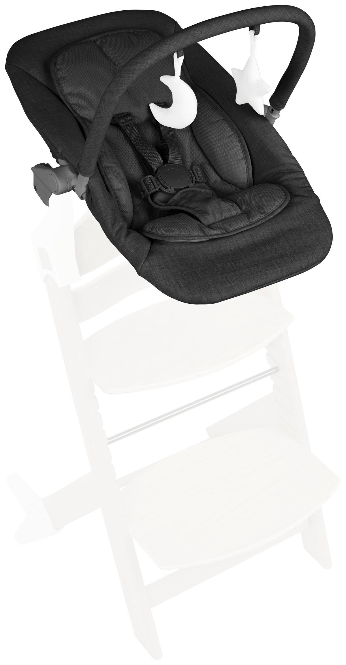 BUJAK LUNCH - czarny, Basics, tworzywo sztuczne/metal (66/45/48-58cm) - My Baby Lou